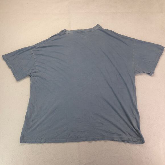 The Rolling Stones Band Crew Neck Short Sleeve T Shirt Mens Size 2XL Blue - Picture 9 of 9